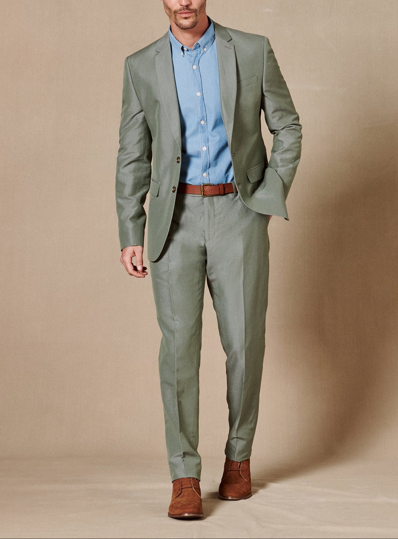 Veste de Costume Gekko Amande-3