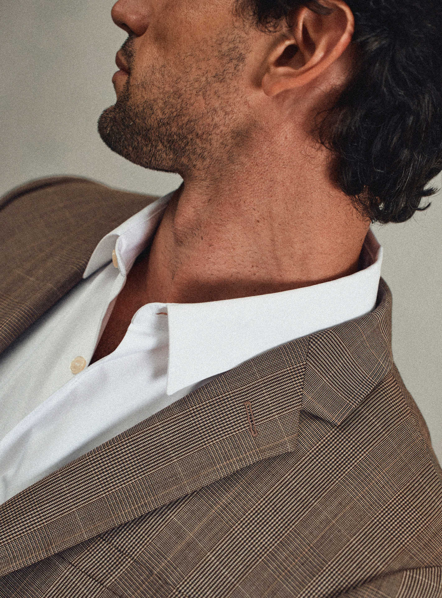 Gekko Beige Suit Jacket-3