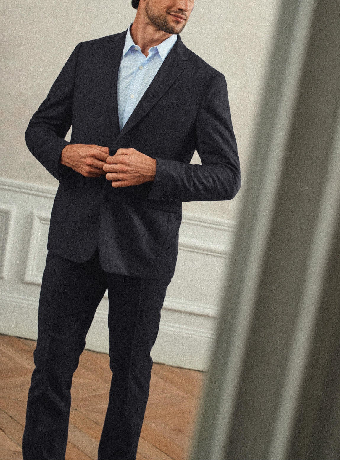 Veste de costume Gekko Mixed Navy