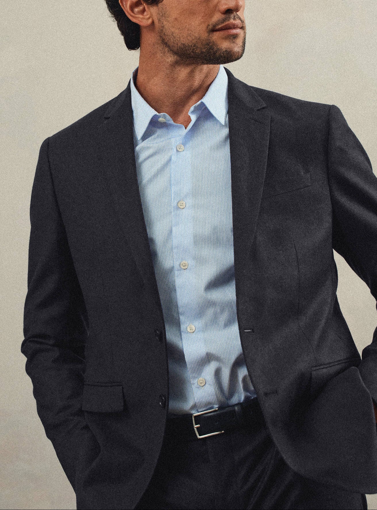 Veste de costume Gekko Mixed Navy