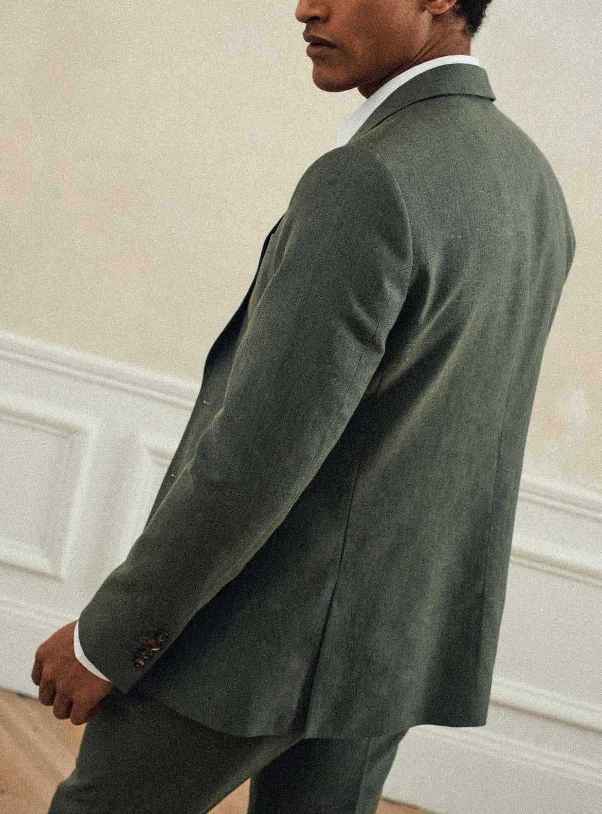 Veste de costume Jones Khaki-5