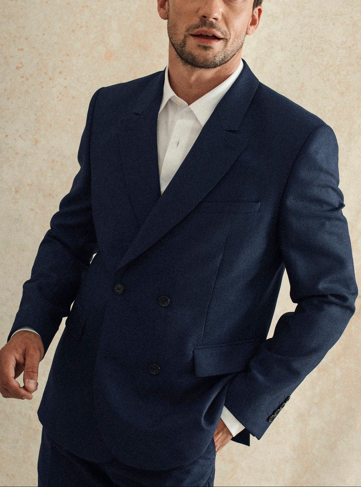 Veste de costume Alphonse Navy-1
