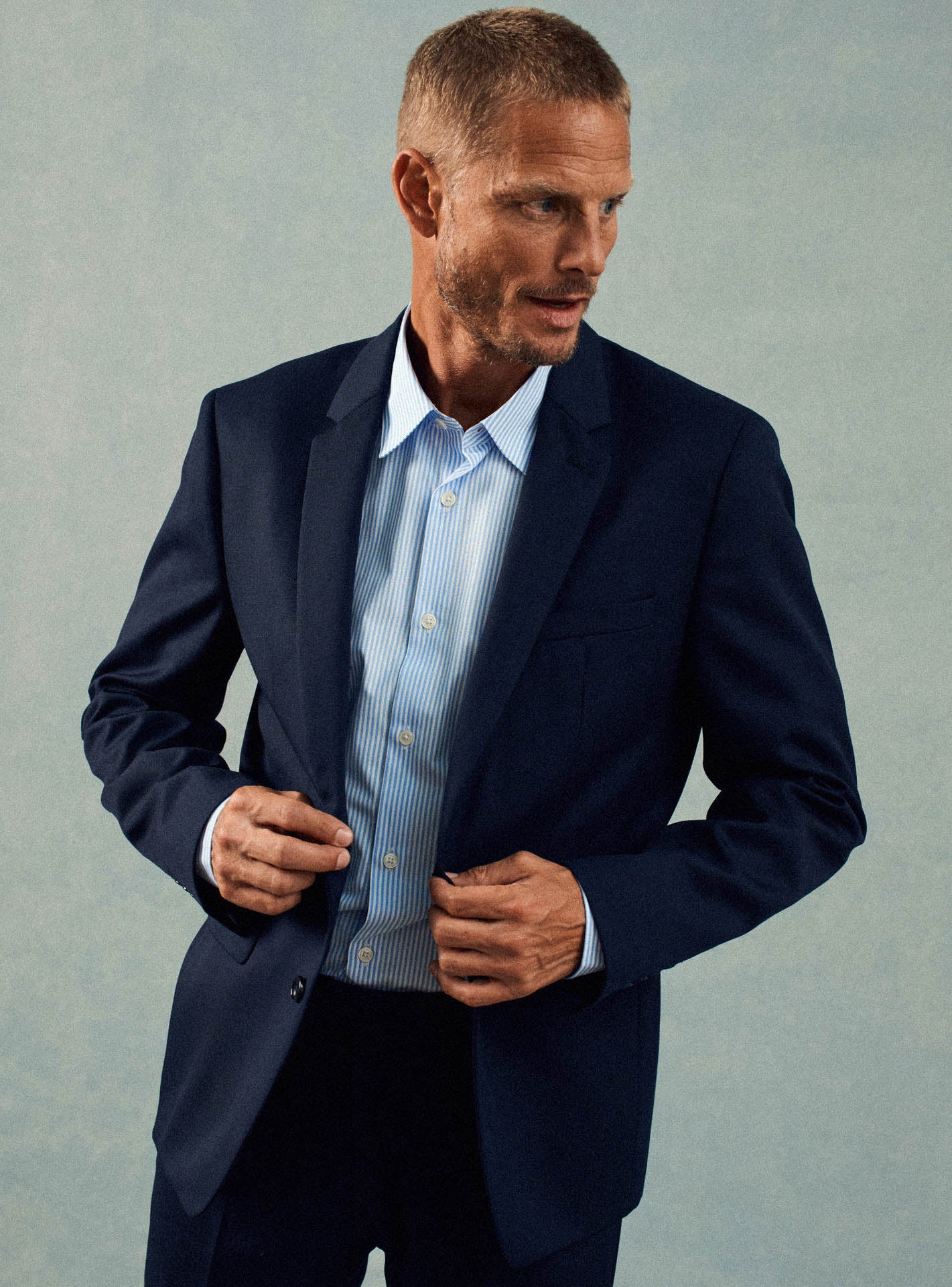 Gekko Navy Suit Jacket