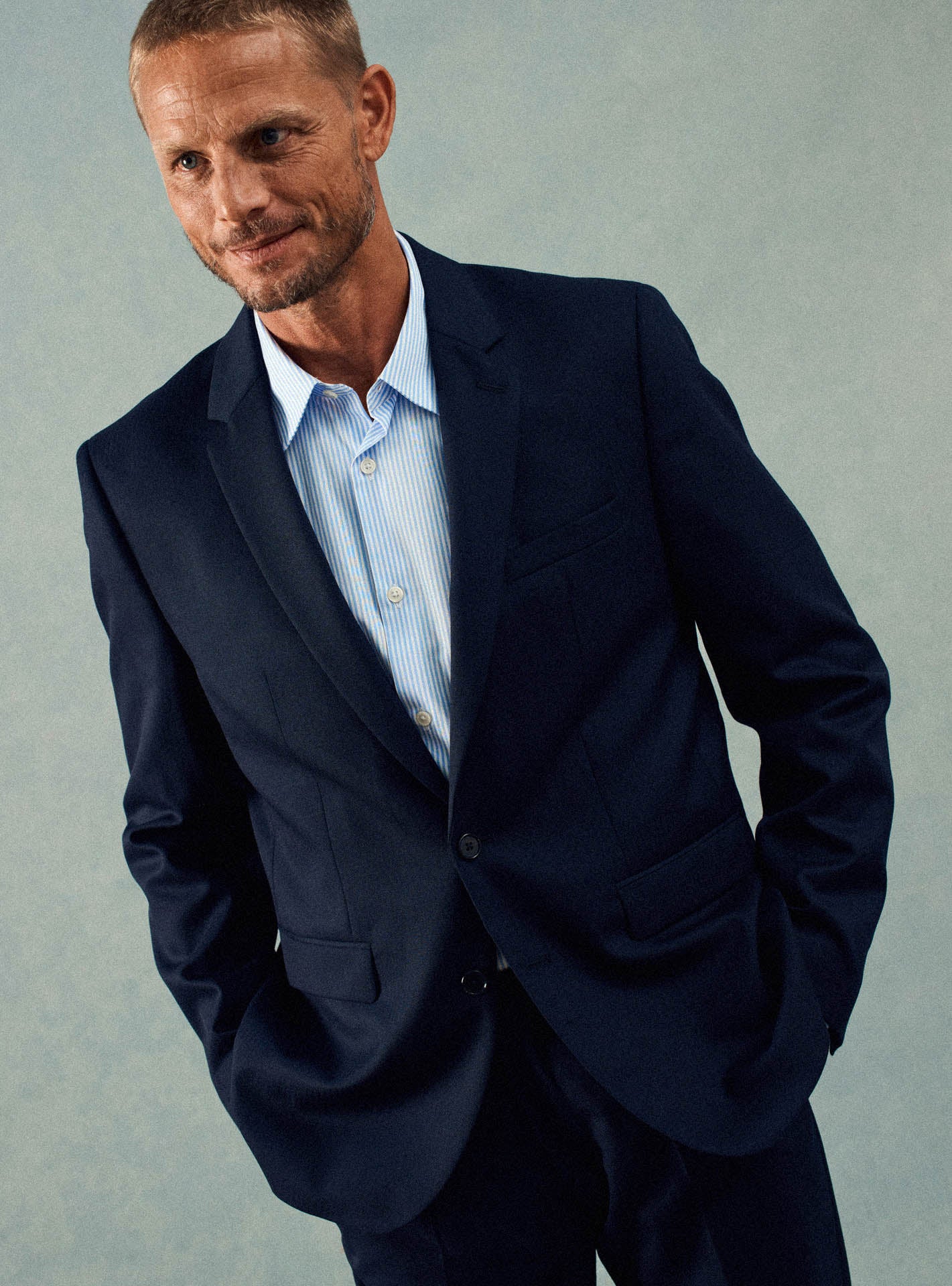 Gekko Navy Suit Jacket-1