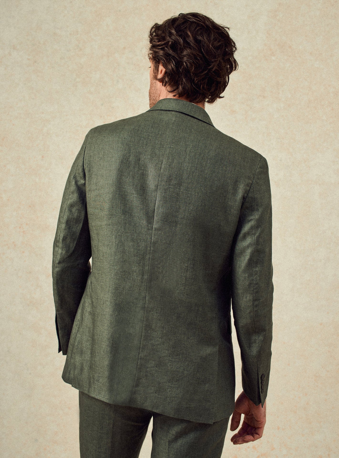 Veste de costume Alois Khaki