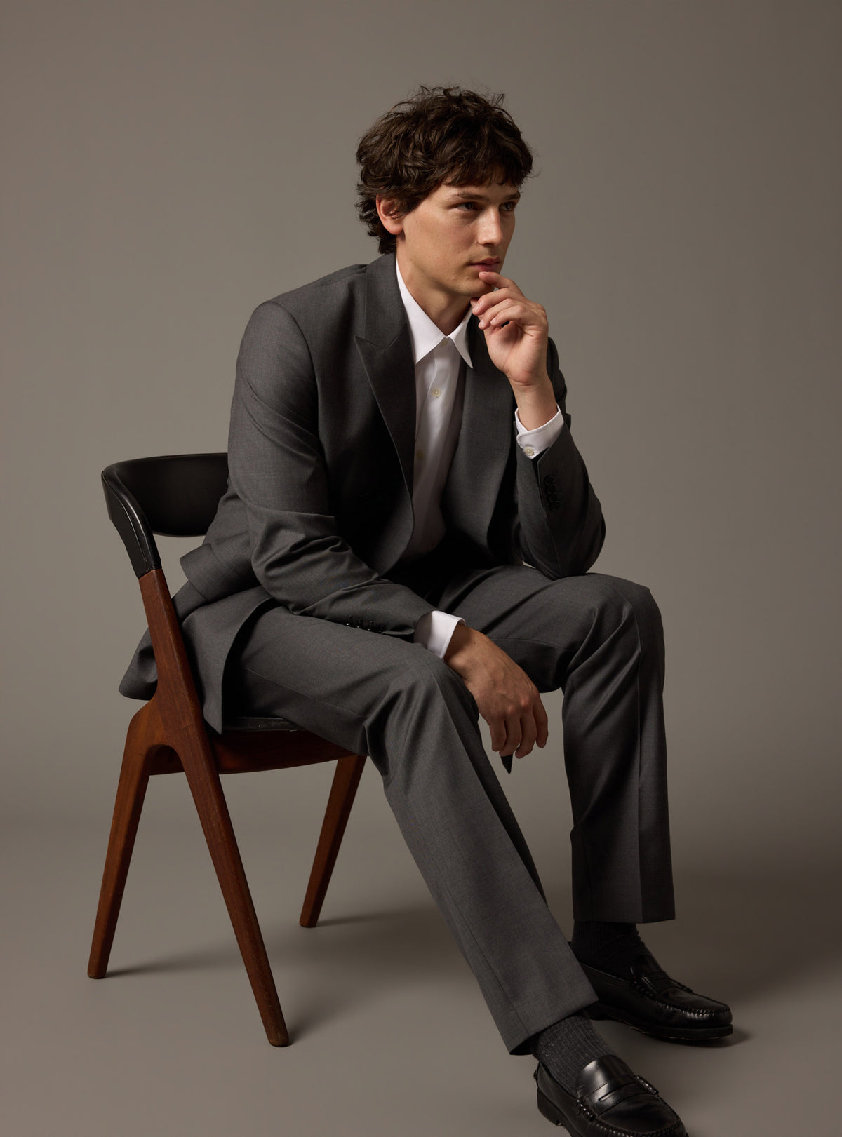 Veste de costume Sloan Anthracite-10