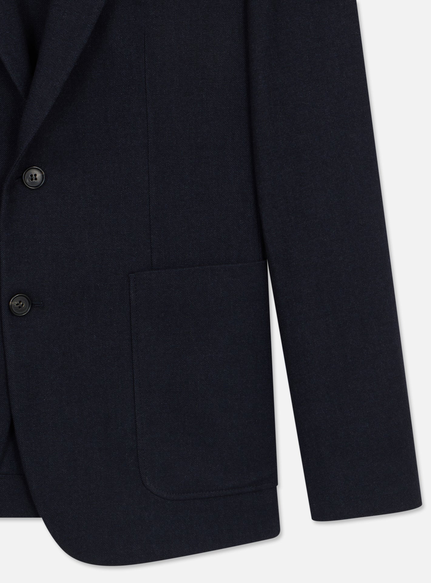 Heaton Navy Flannel Jacket Only-4