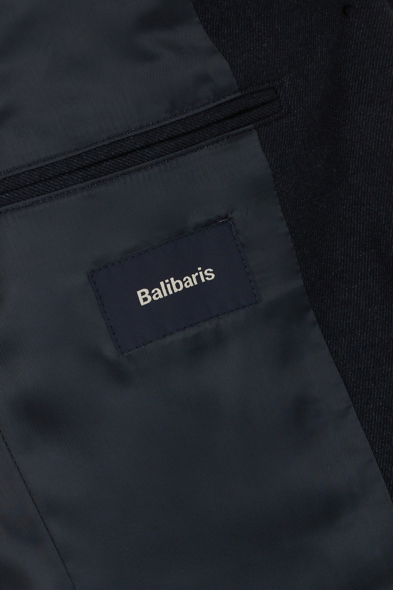 Heaton Navy Flannel Jacket Only-3