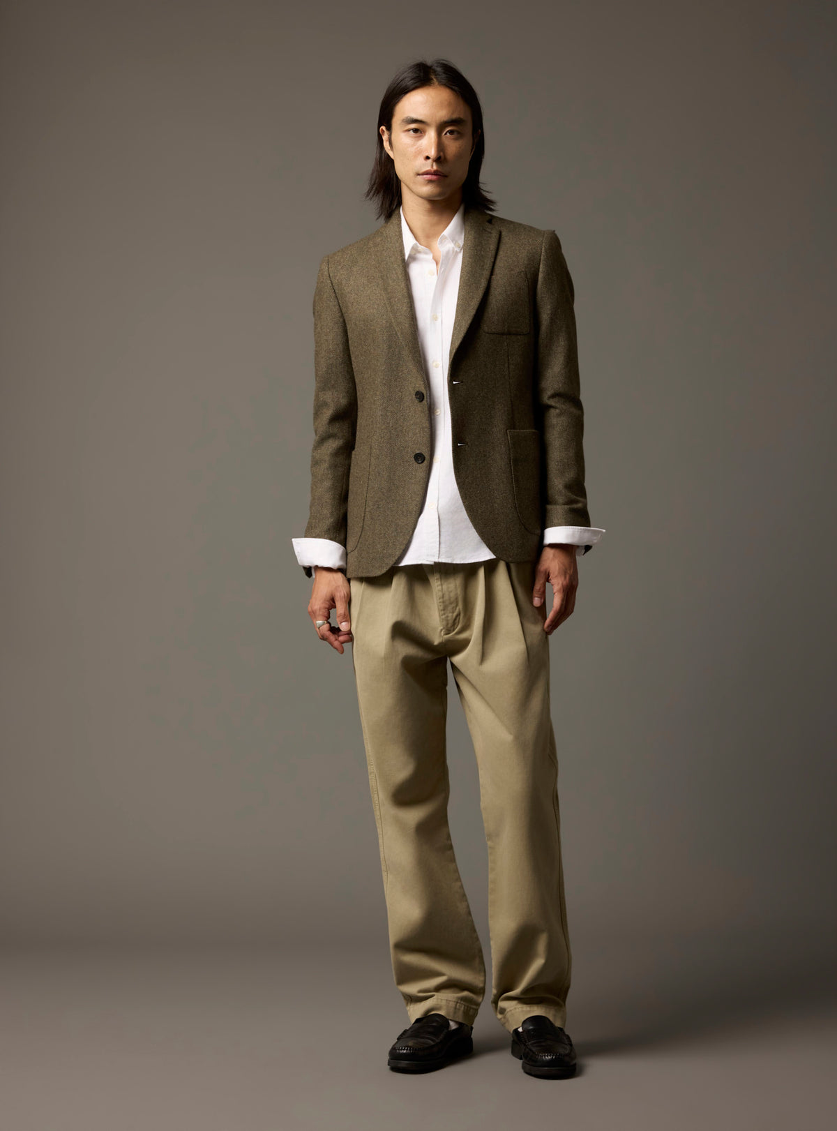Veste Percy Dark Khaki-6