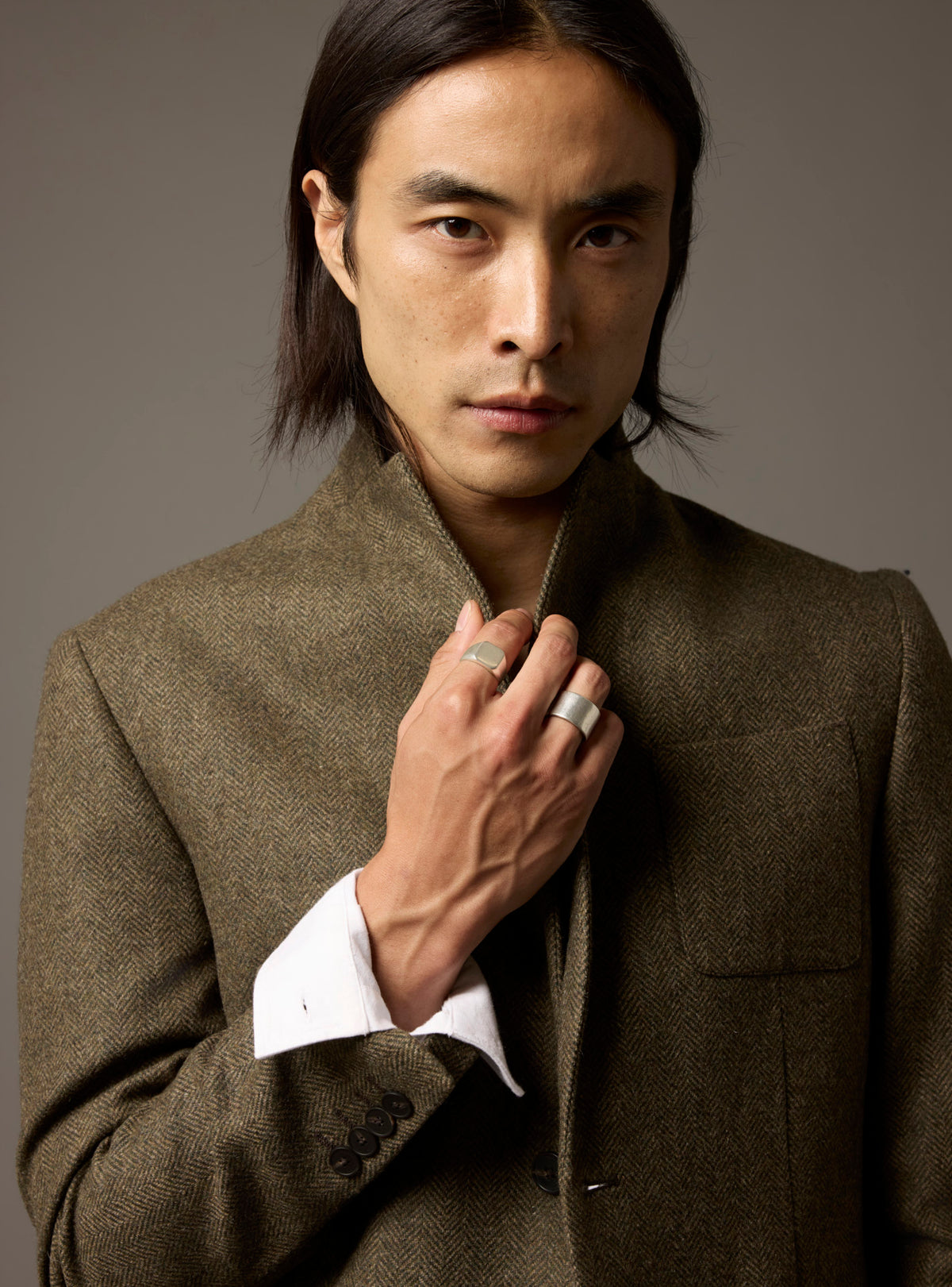 Veste Percy Dark Khaki-4