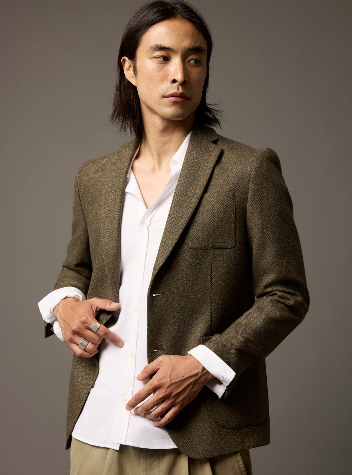 Veste Percy Dark Khaki