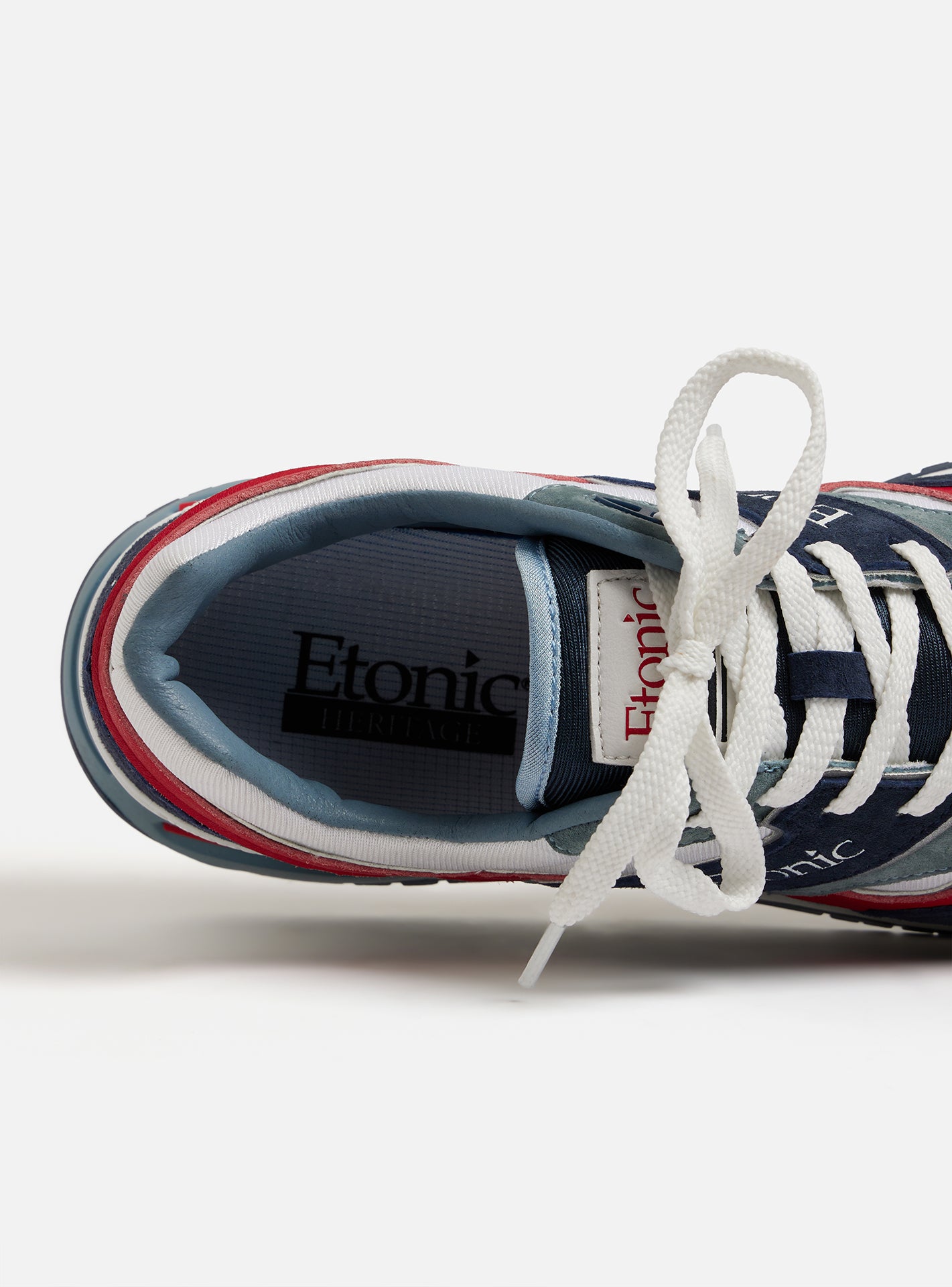Basket Etonic Blanc et Bleu-7