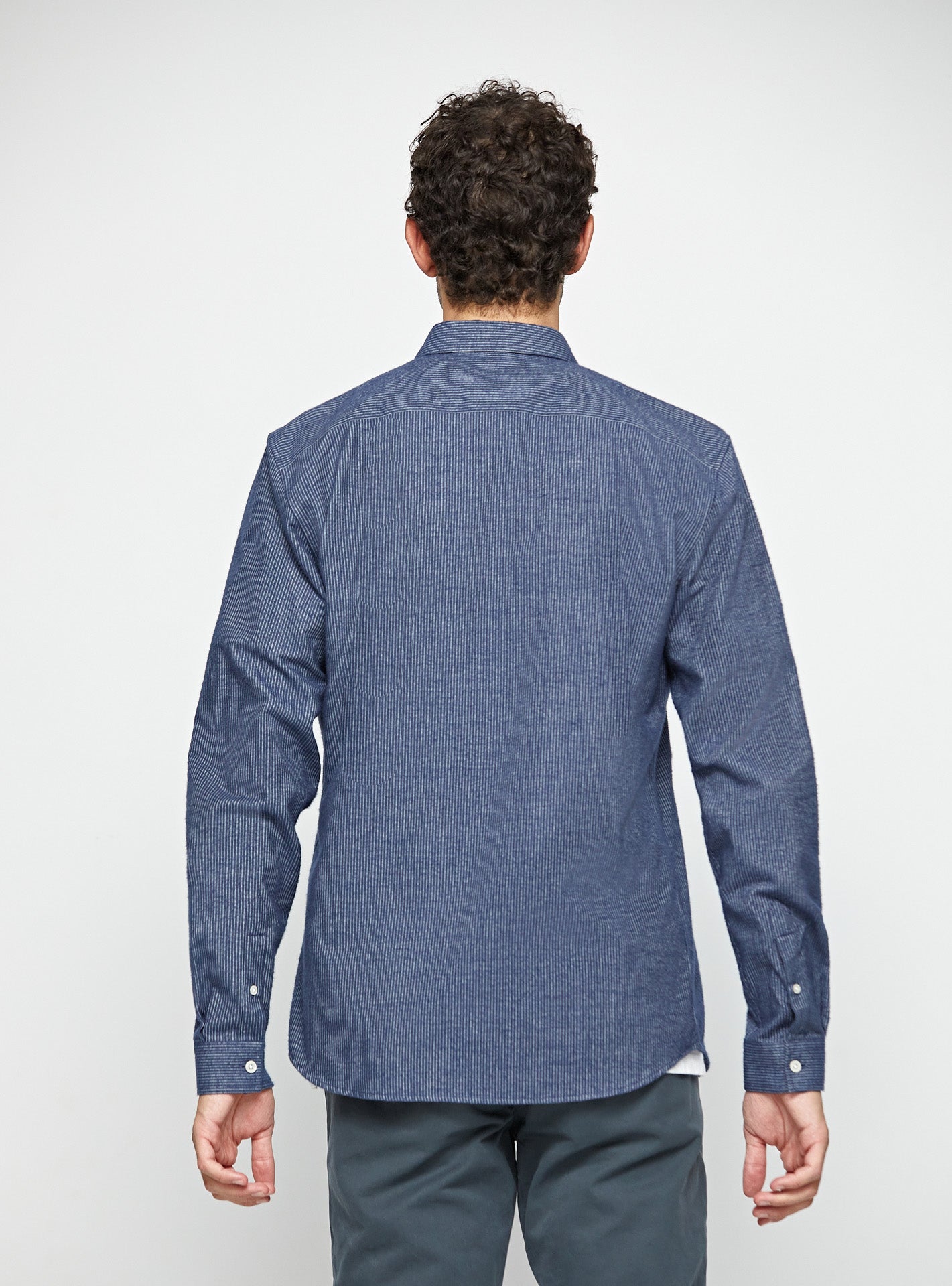 Chemise College à rayures Night Shade-6