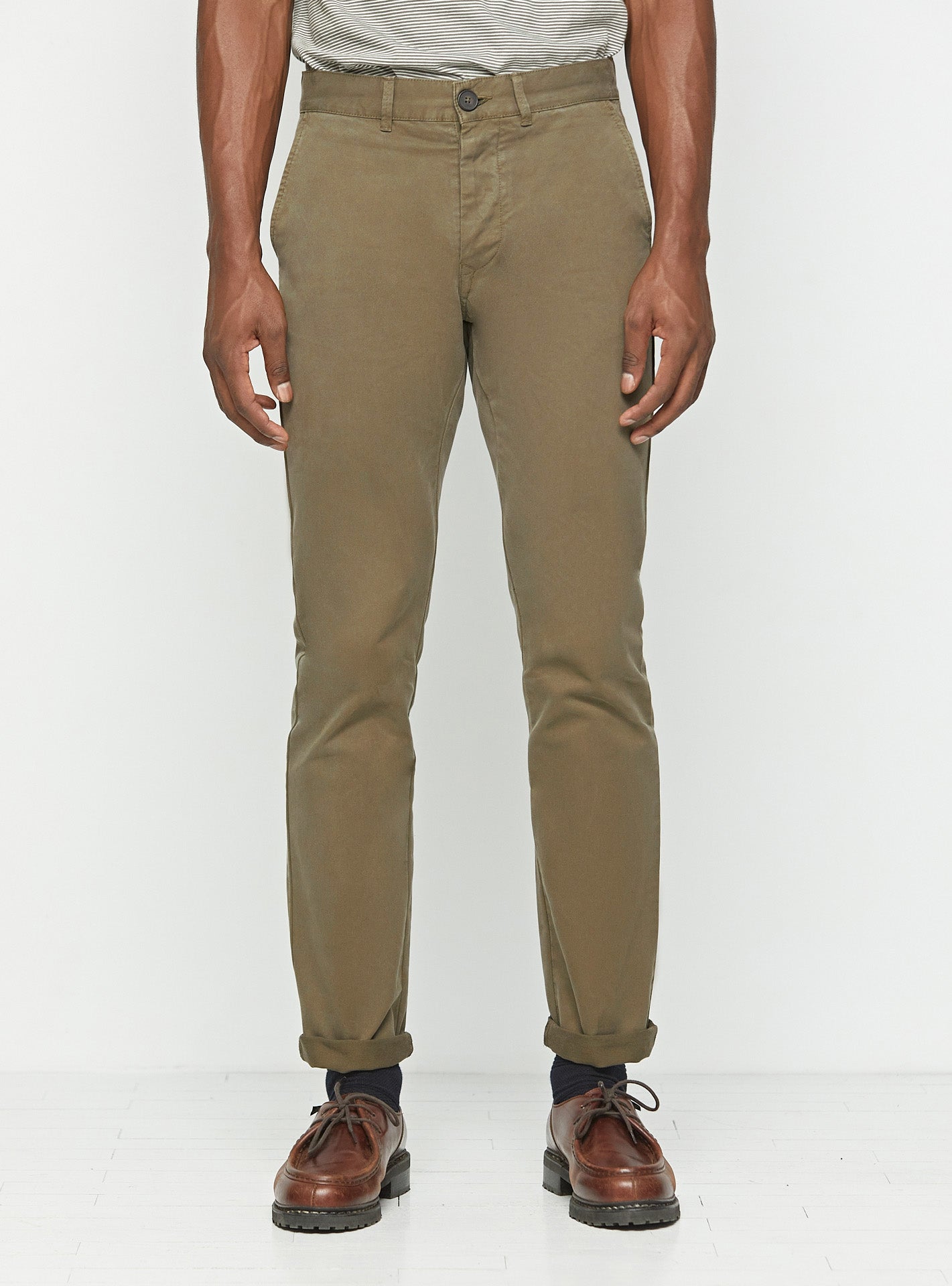 Chino Classique Paul Dark Taupe