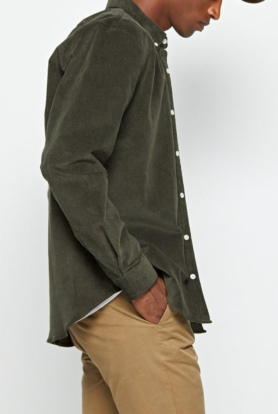 Chemise en velours College Conifer-6