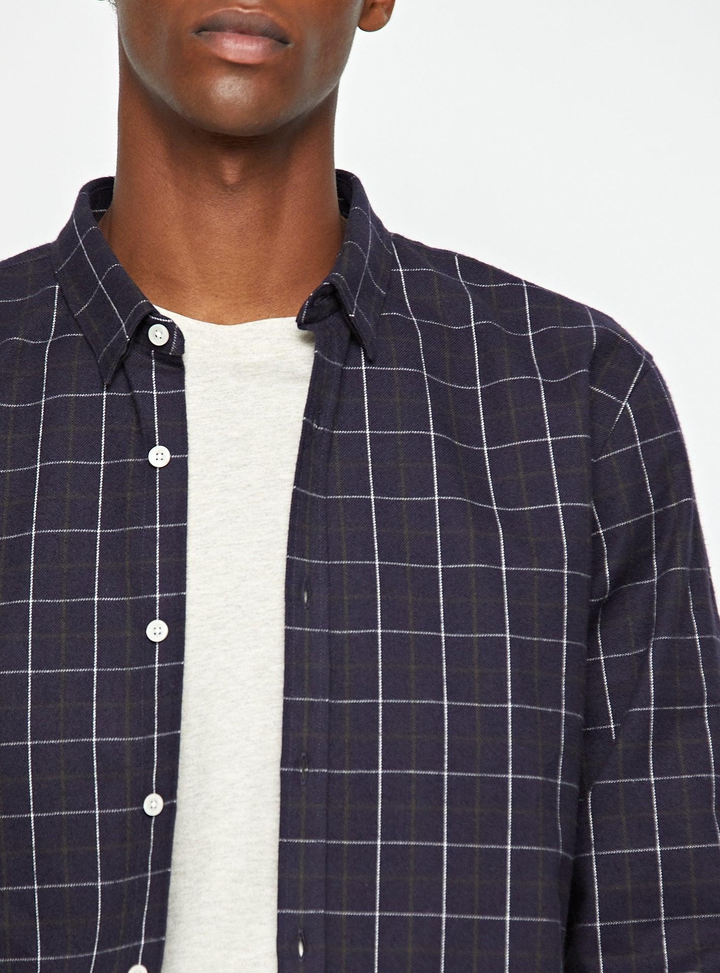 Chemise Mercer Navy et Bronze - Balibaris EU
