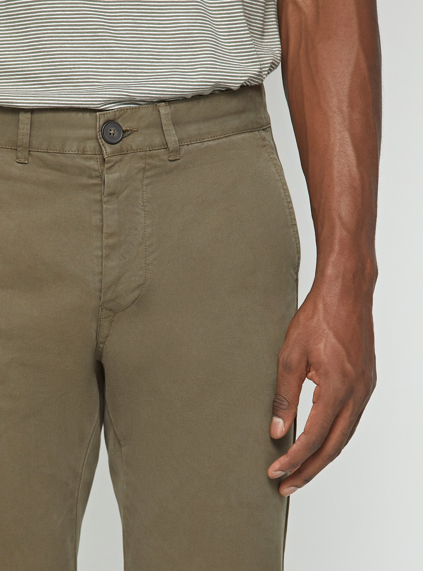 Chino Classique Paul Dark Taupe-7