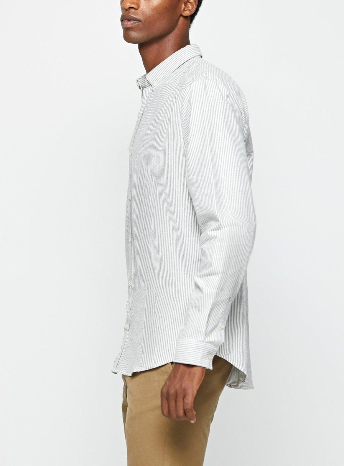 Chrome Striped College Shirt-5