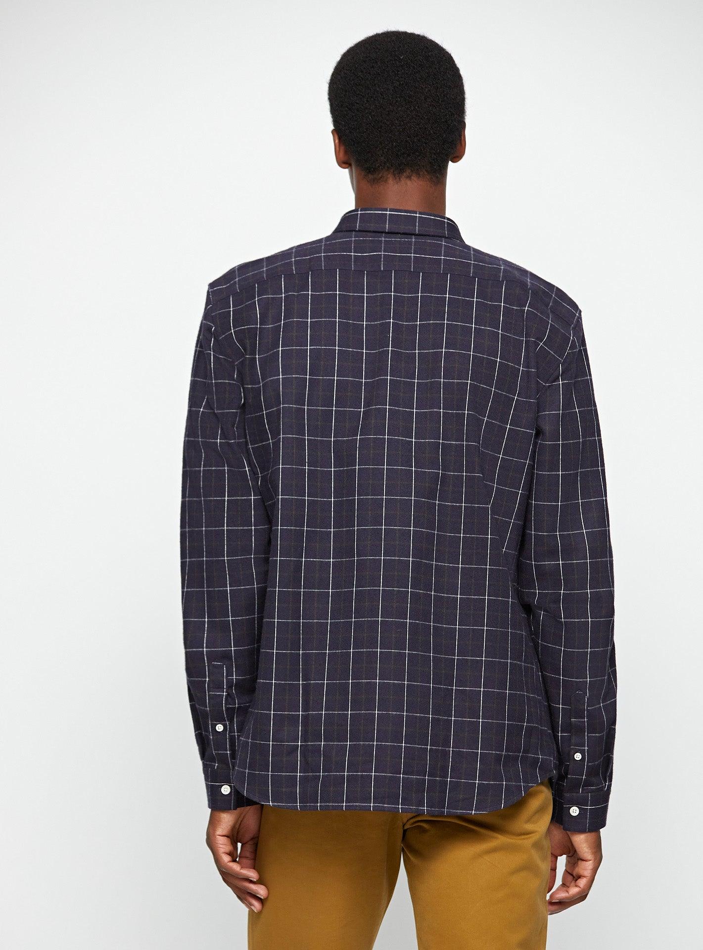 Chemise Mercer Navy et Bronze - Balibaris EU