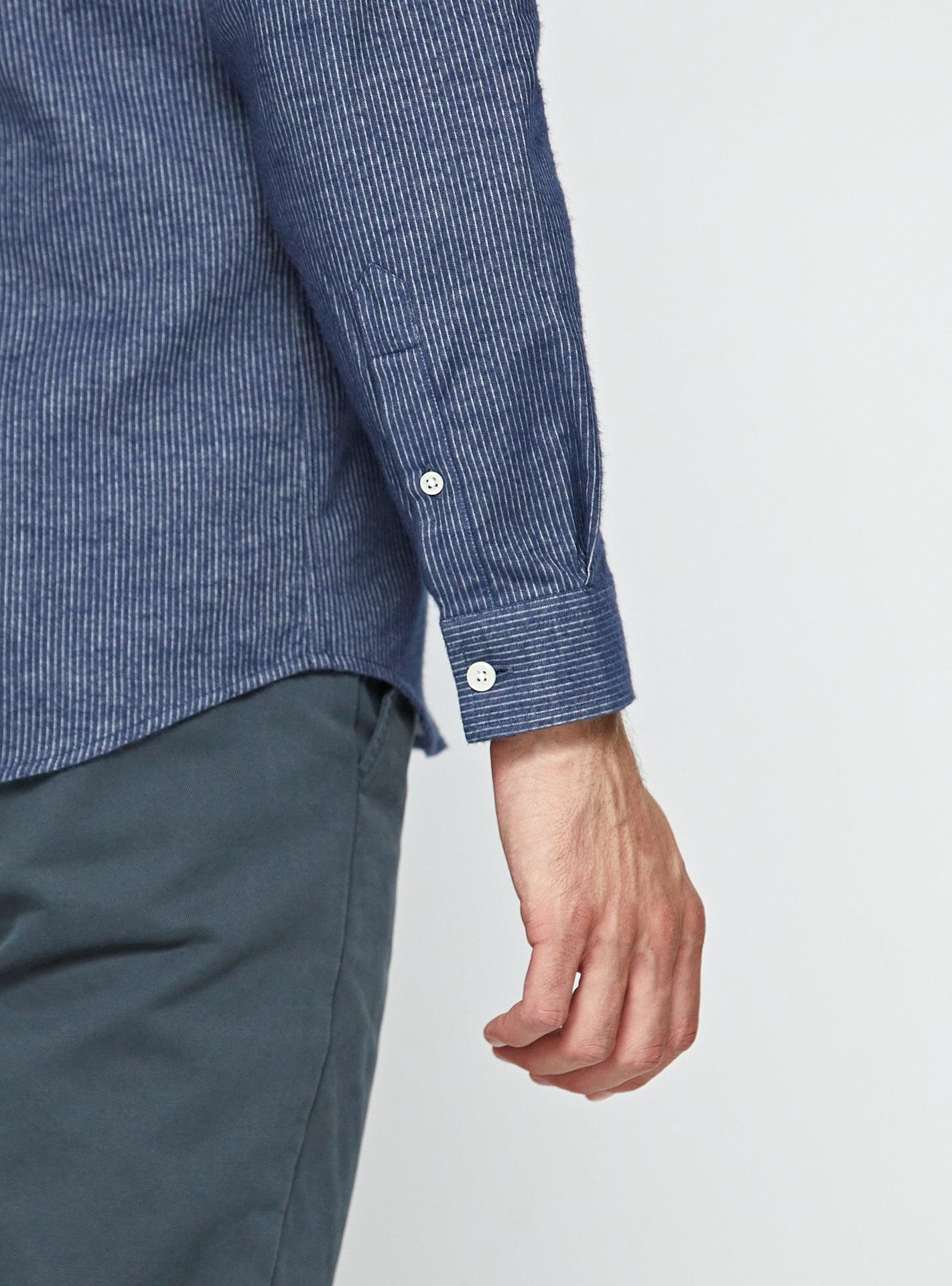 Chemise College à rayures Night Shade-7