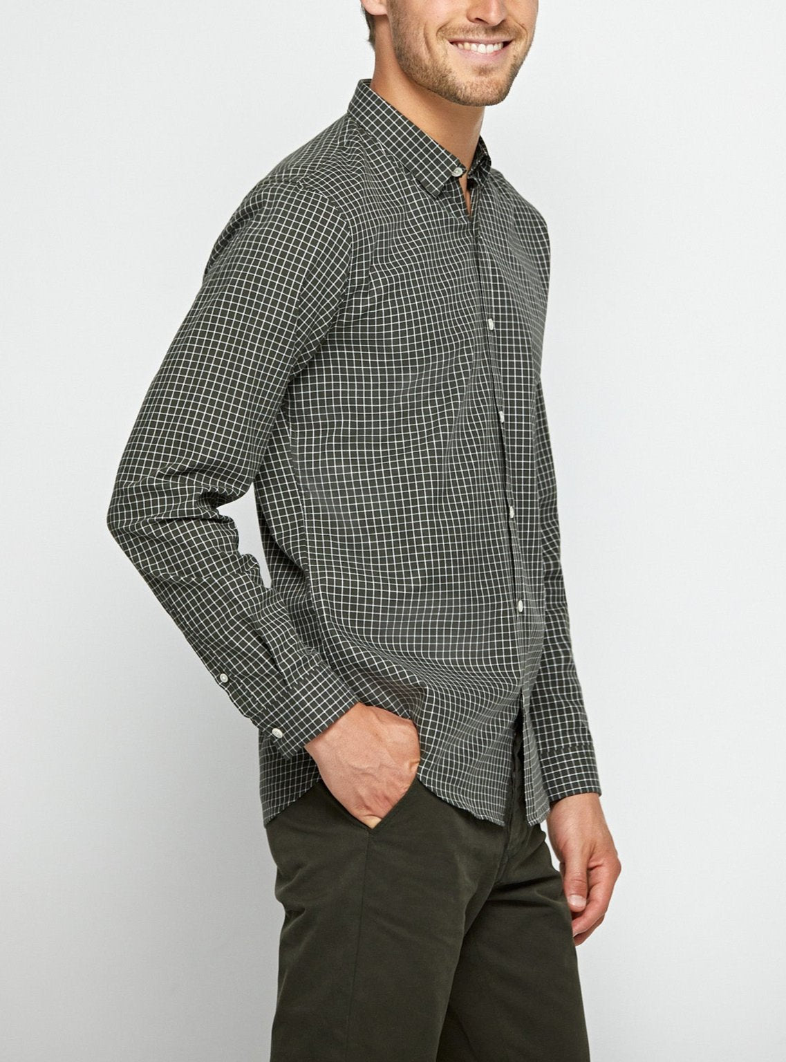 Chemise en flanelle Mercer carreaux Conifer