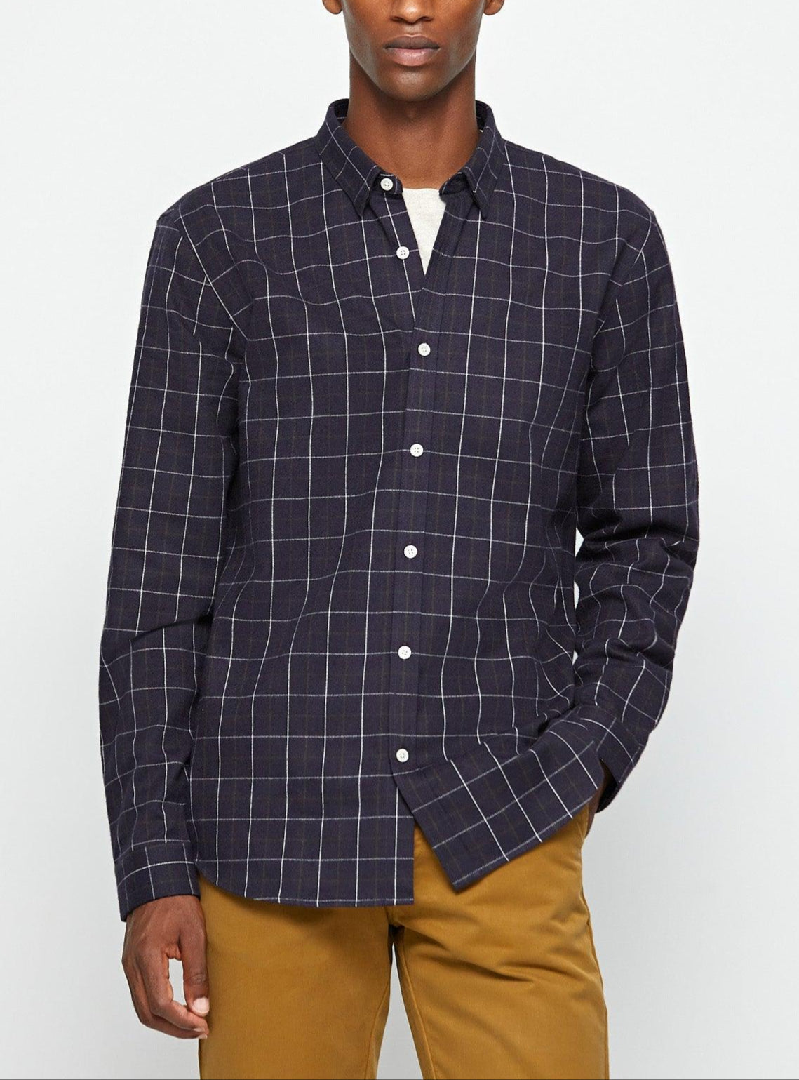 Chemise Mercer Navy et Bronze - Balibaris EU