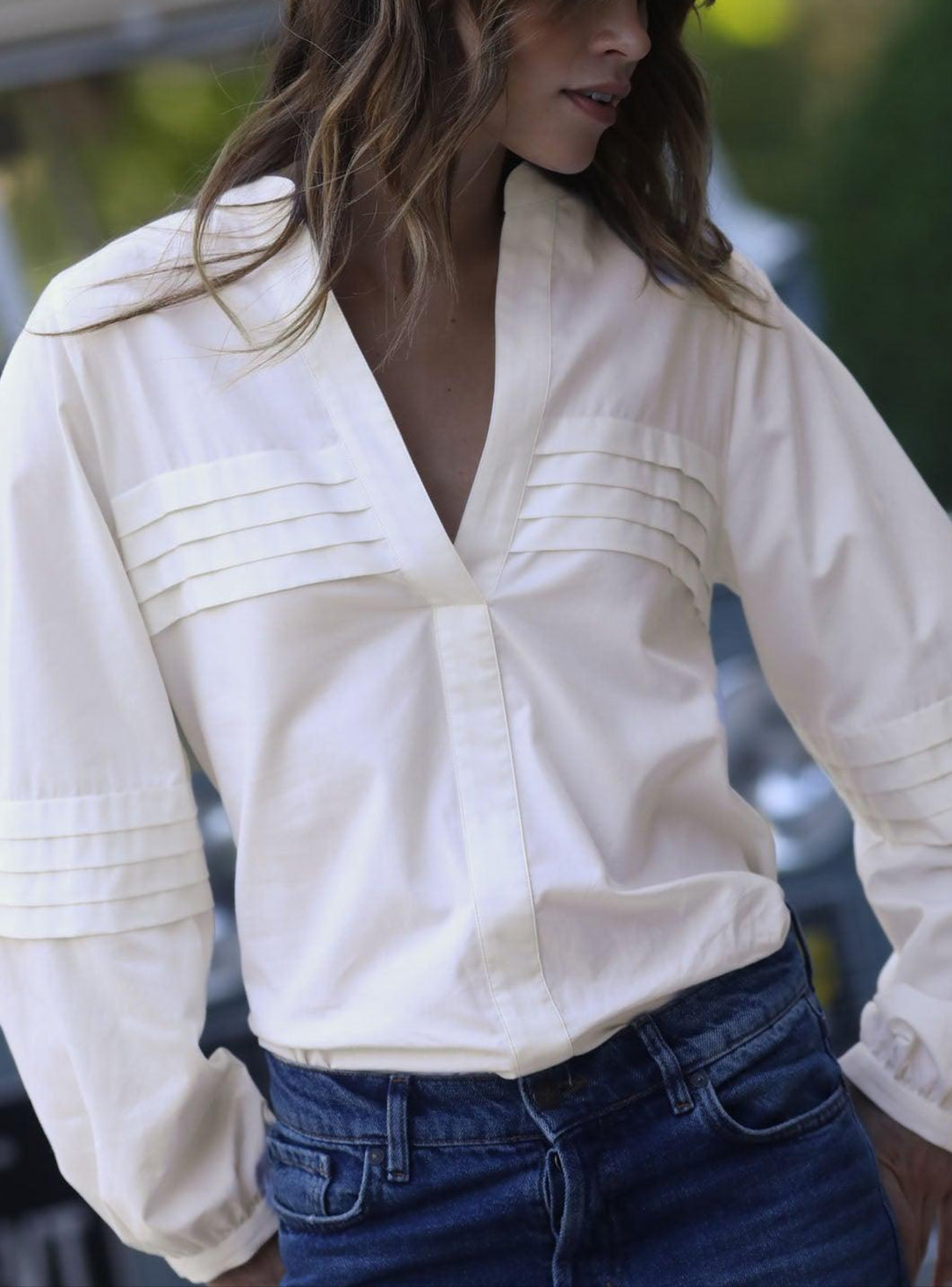 Chemise Christine Ecru - Balibaris EU