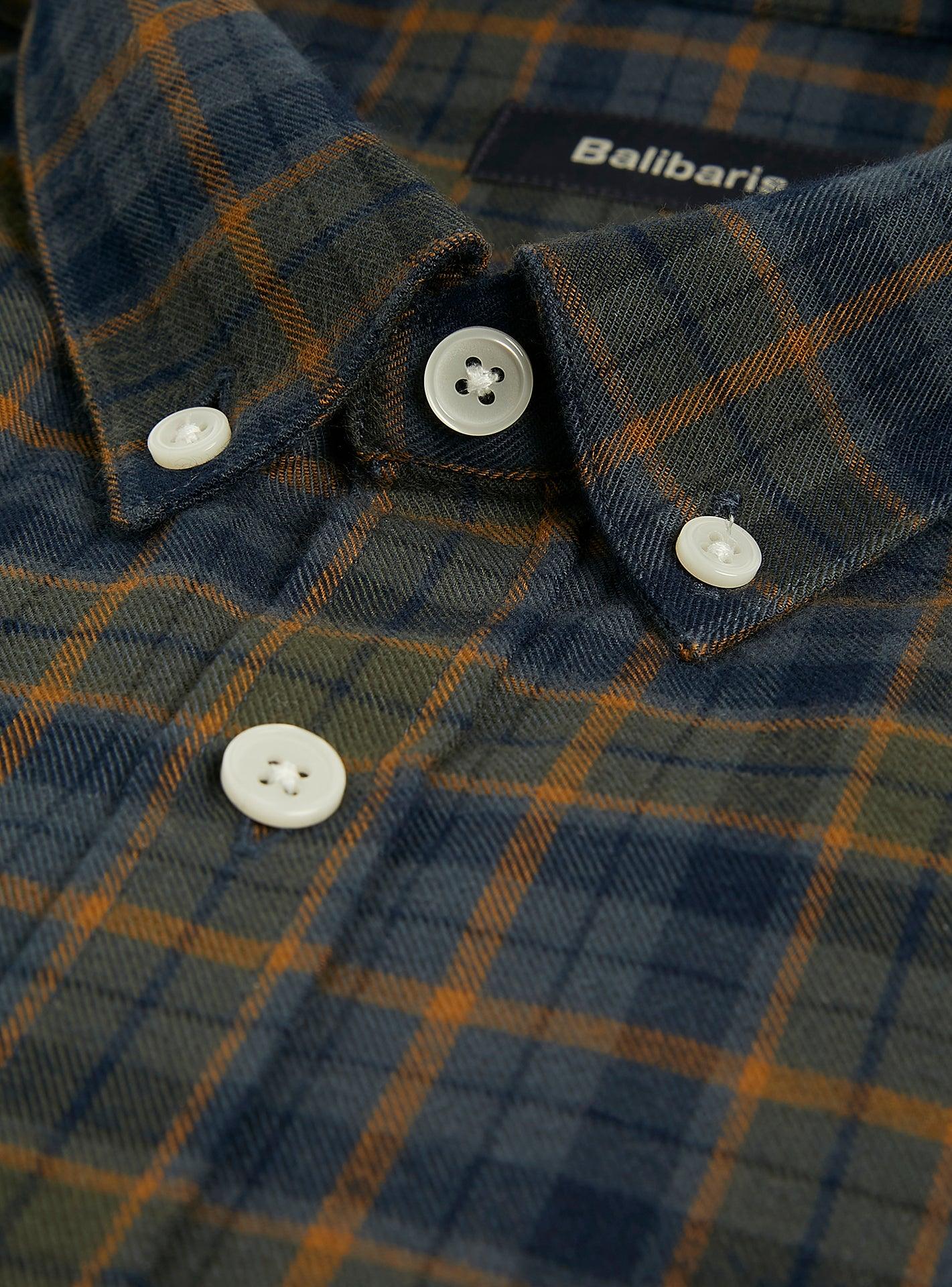 Chemise College Navy et Conifer - Balibaris EU