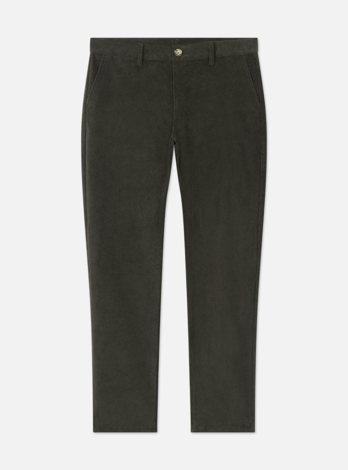 Chino Ajusté Charles Vert Hunter-1
