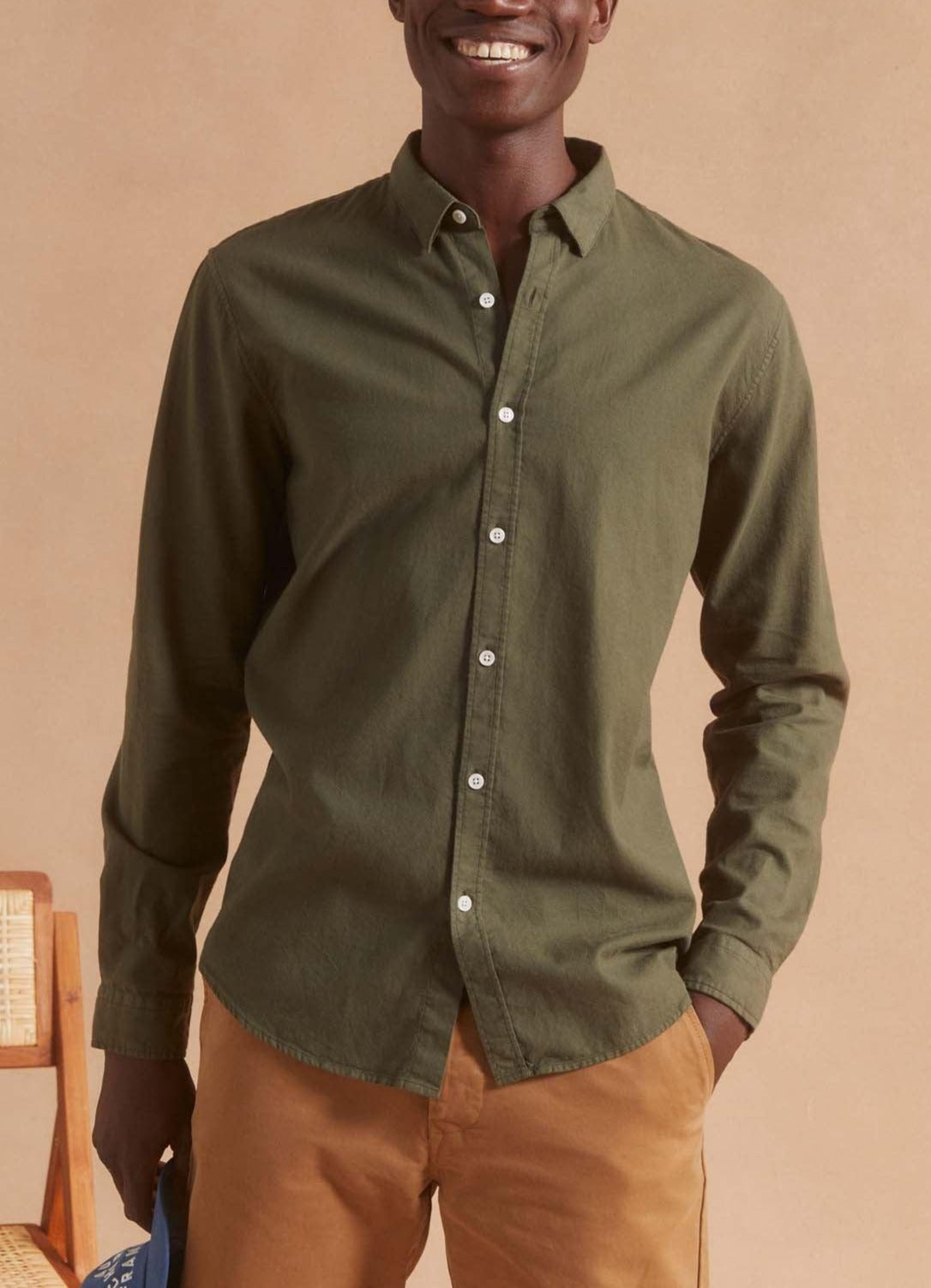 Chemise Mercer Vert Pine - Balibaris EU|look
