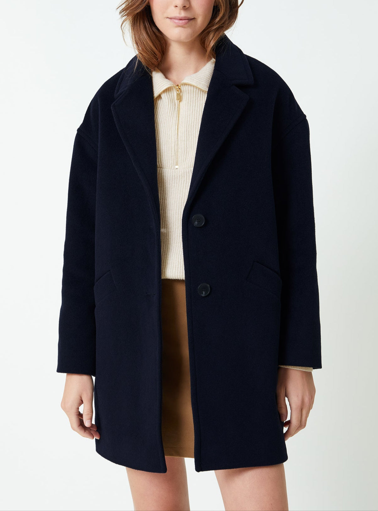 Manteau Céline Marine-1