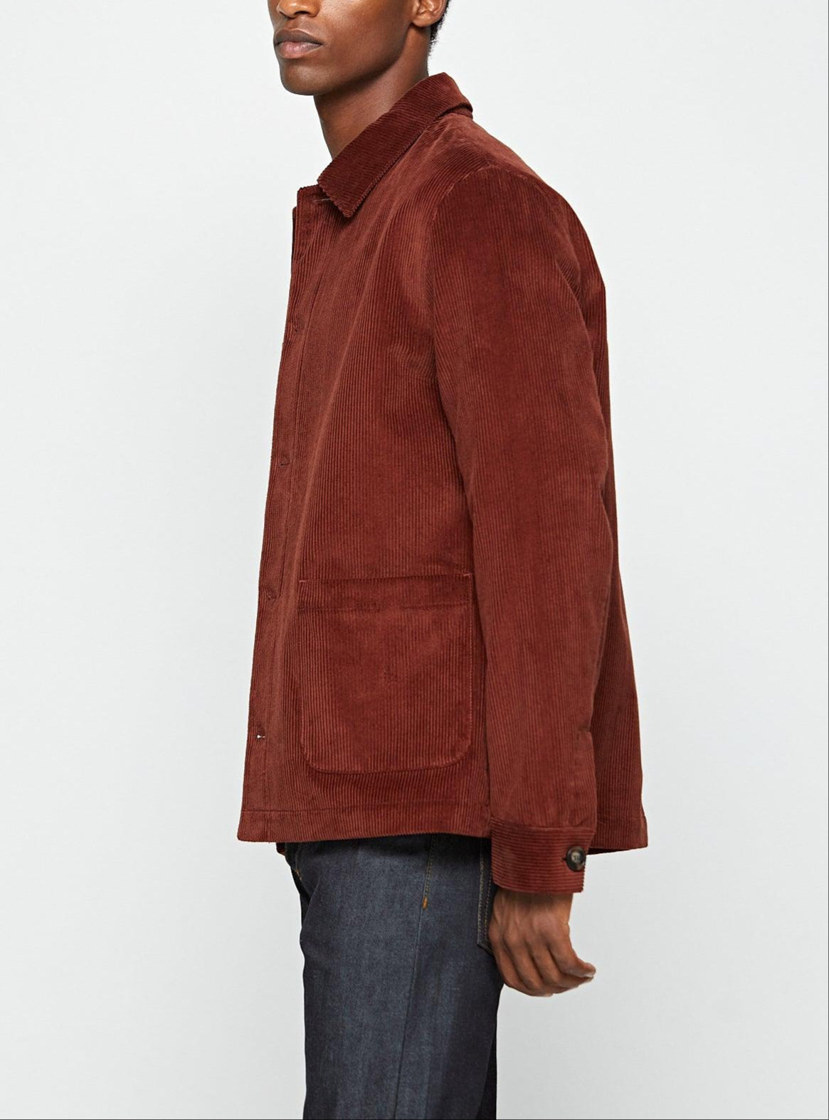 Blouson en velours River Brick-5