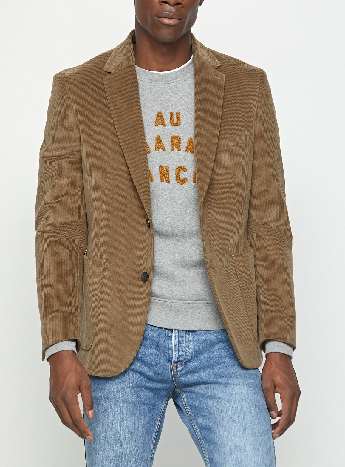 Veste seule en velours Heaton Nuts Velours