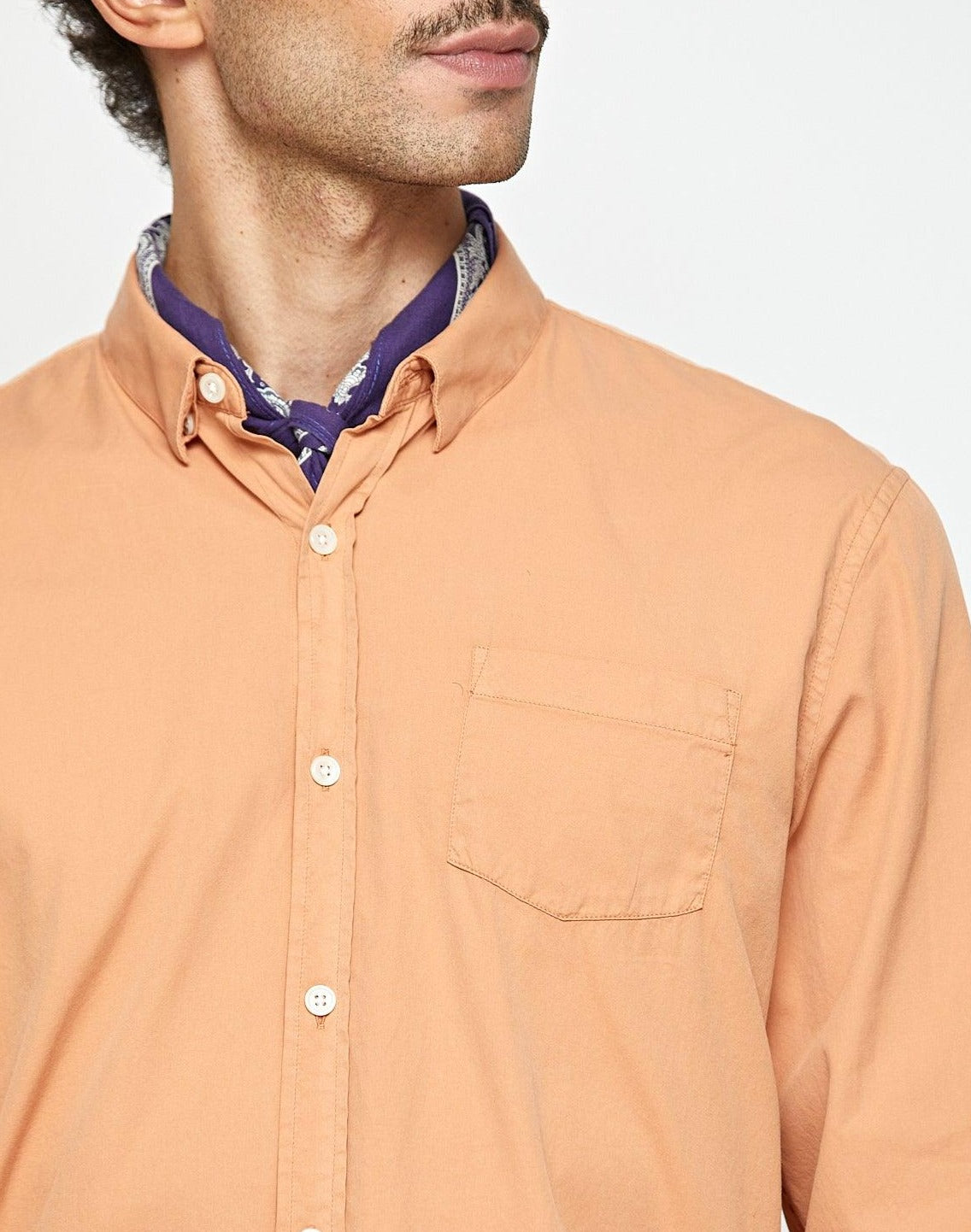 Chemise Soho Orange Argousier - Balibaris EU