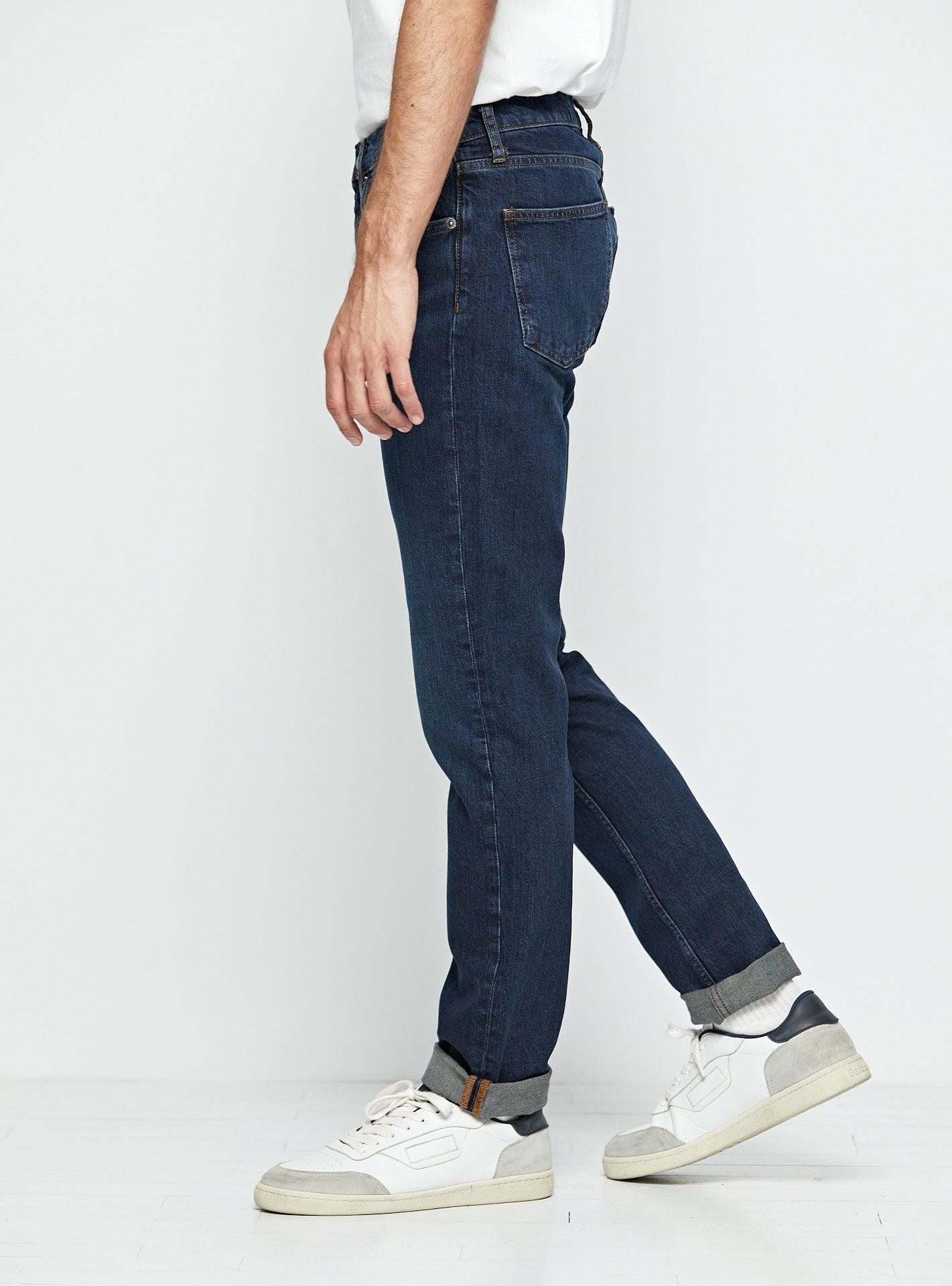 Jean Ajusté Leo Denim Brut-3