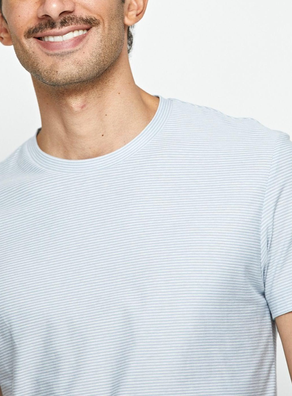 T-shirt Casey Bleu Acier-4