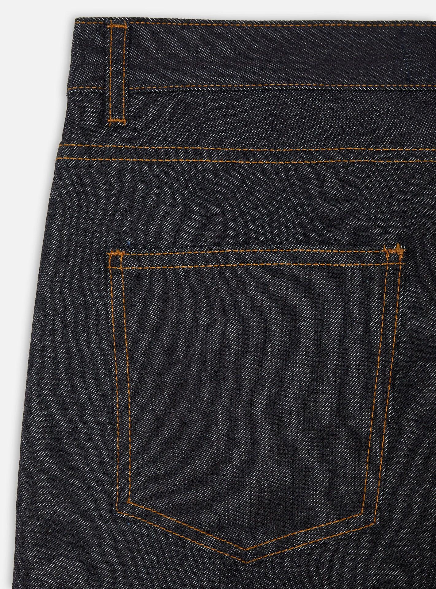 Jean Slim New Mick Indigo Blue Selvedge-10