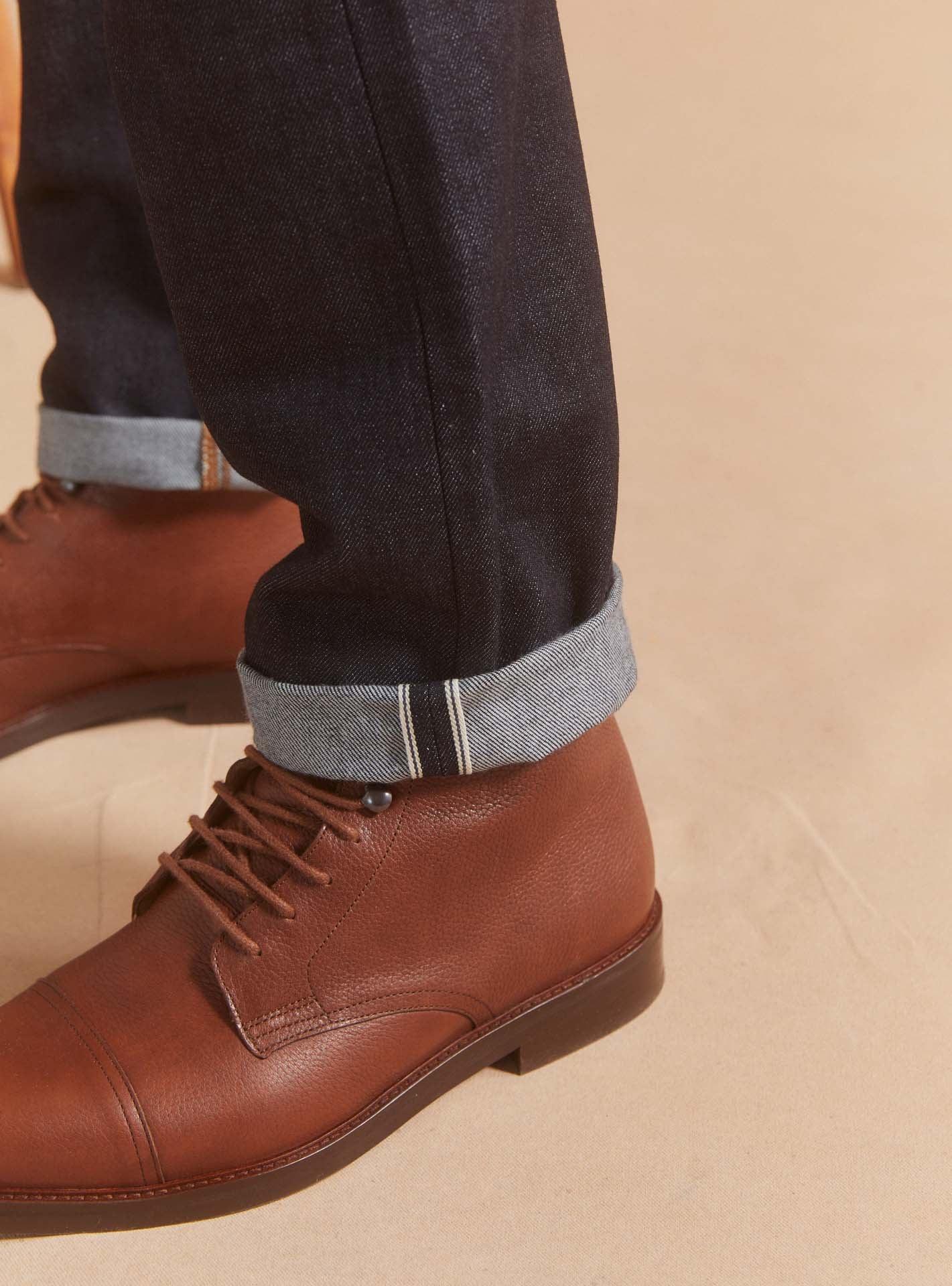 Jean New Mick Indigo Blue Selvedge - Balibaris EU