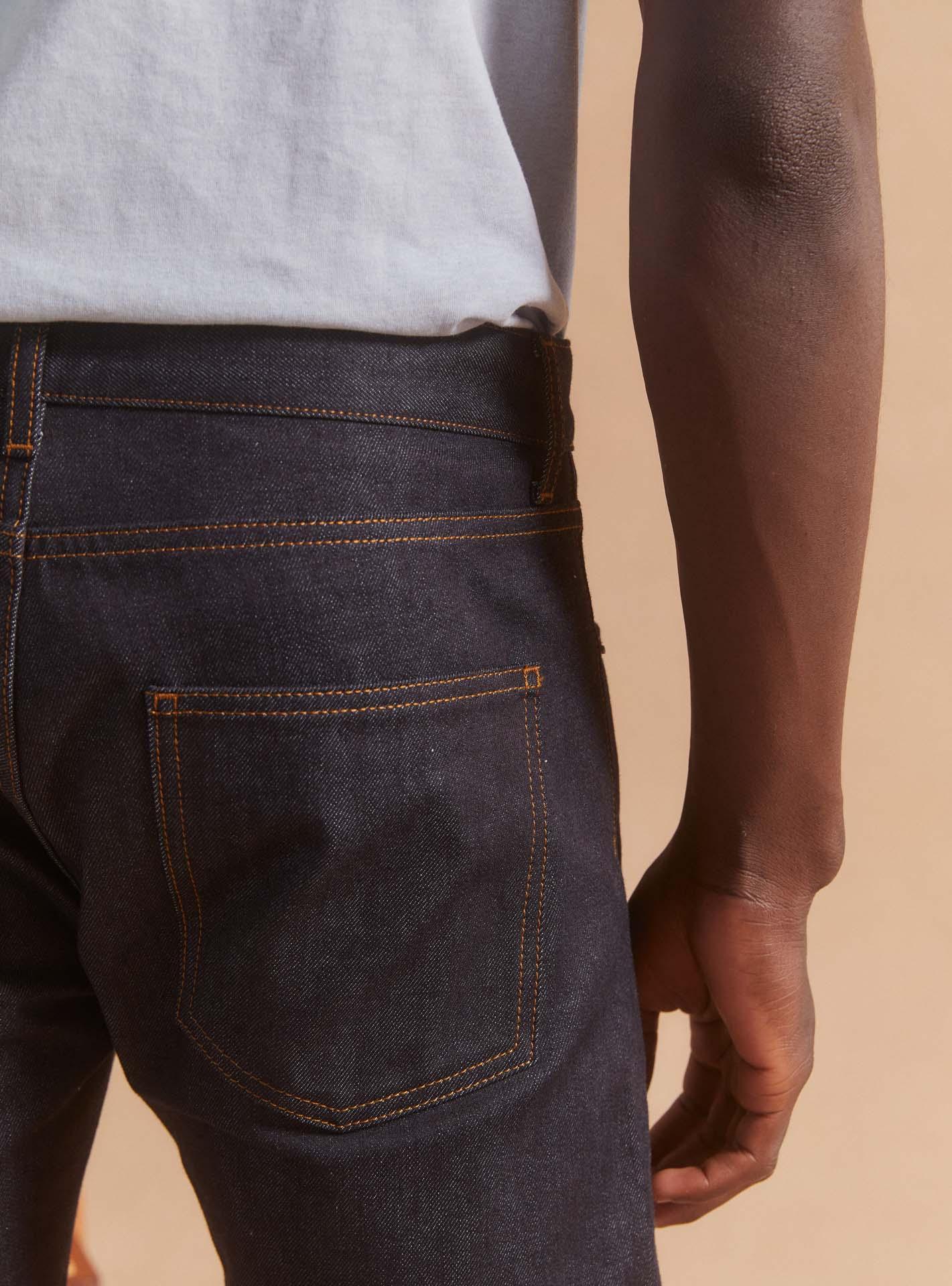 Jean Slim New Mick Indigo Blue Selvedge-5