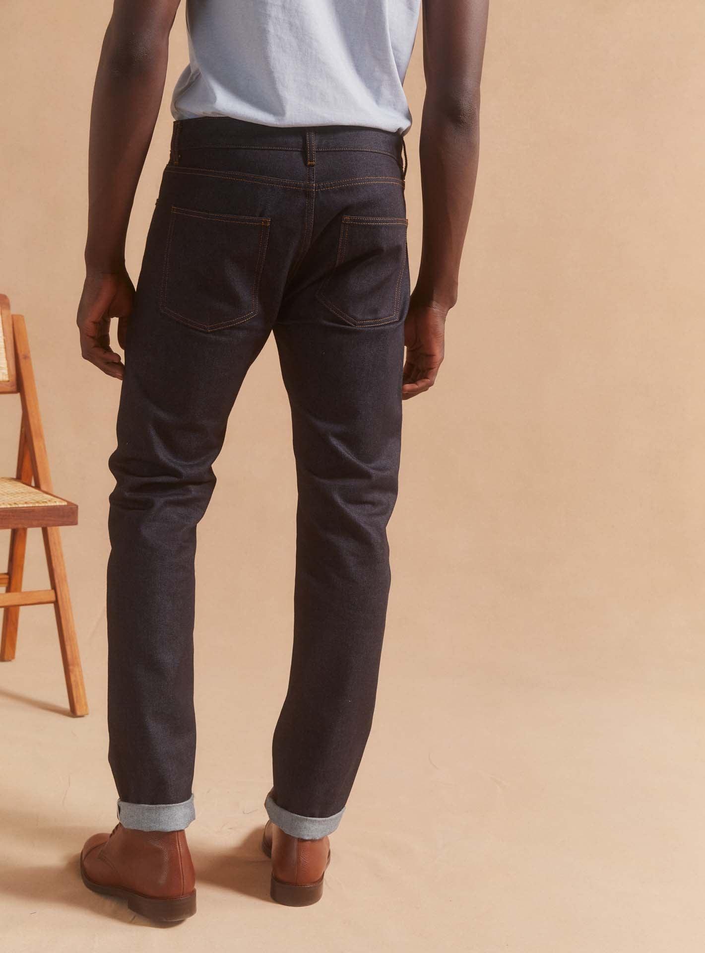 Jean Slim New Mick Indigo Blue Selvedge-7
