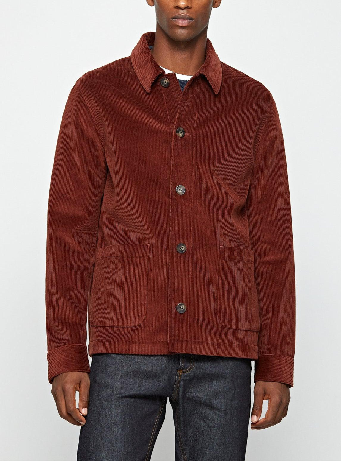 Blouson en velours River Brick-4