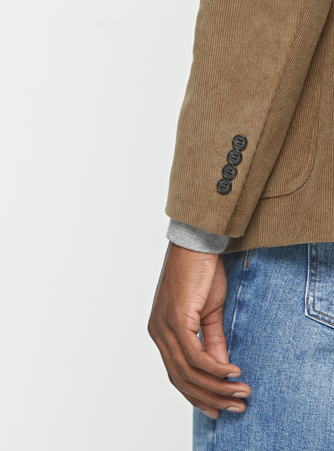 Veste seule en velours Heaton Nuts Velours