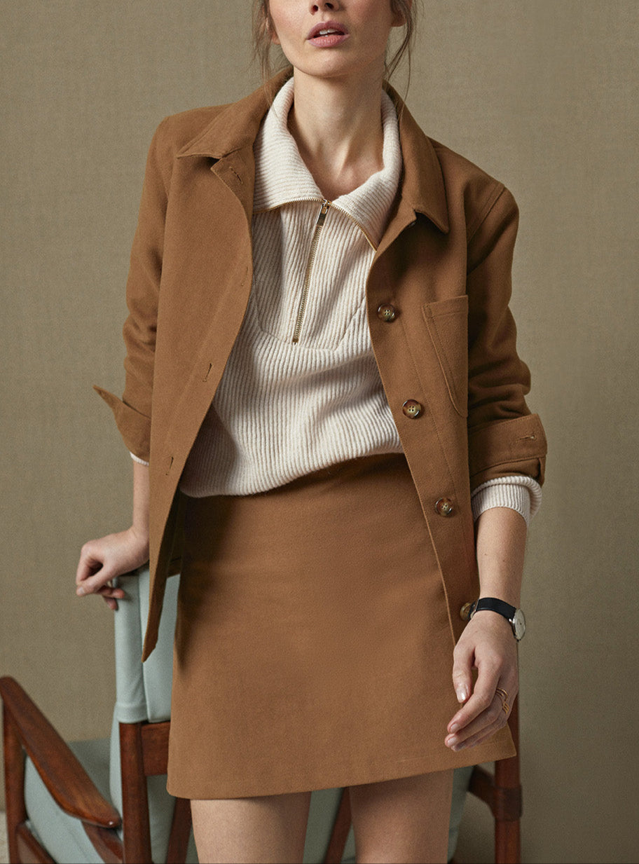 Jupe Aurelie Camel