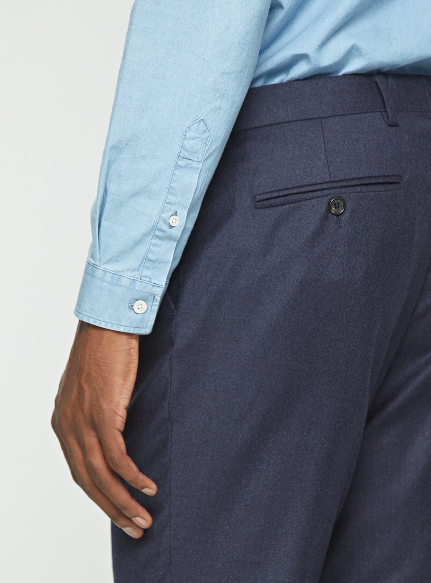 Navy suit trousers-7