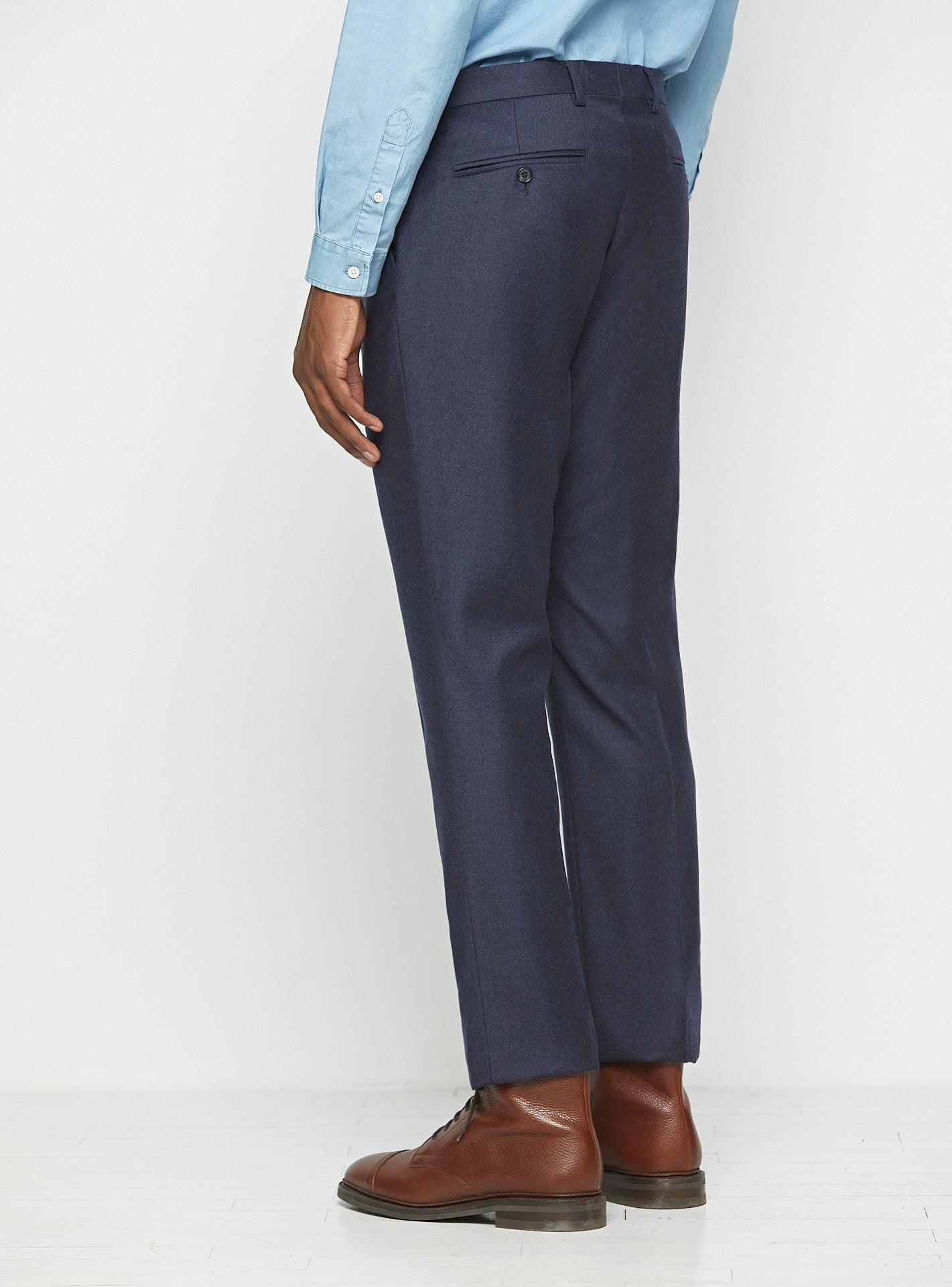 Navy suit trousers