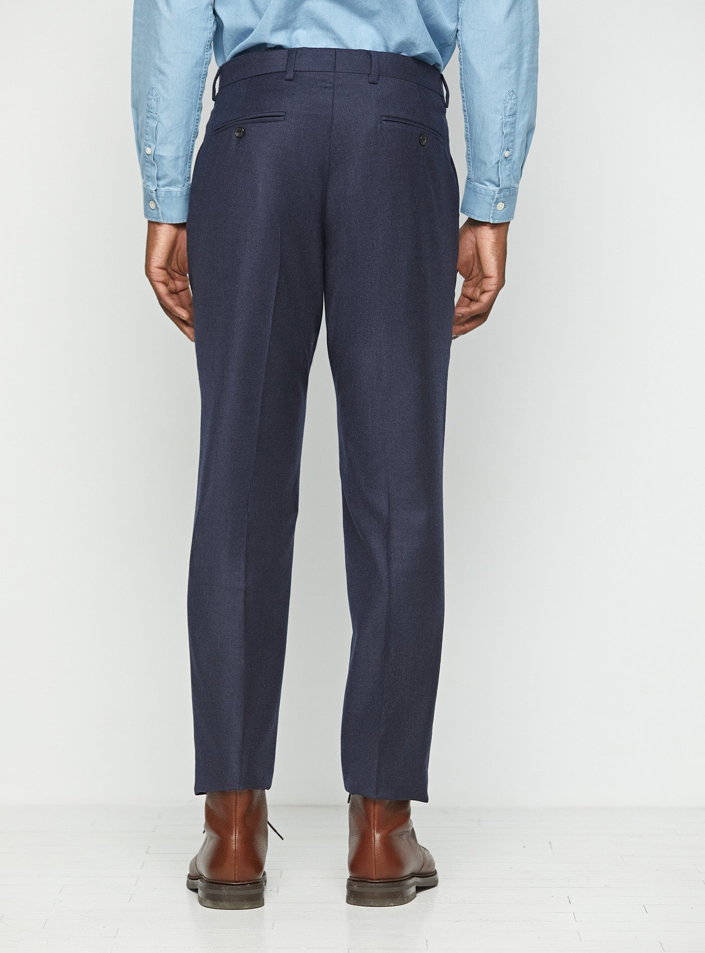 Navy suit trousers