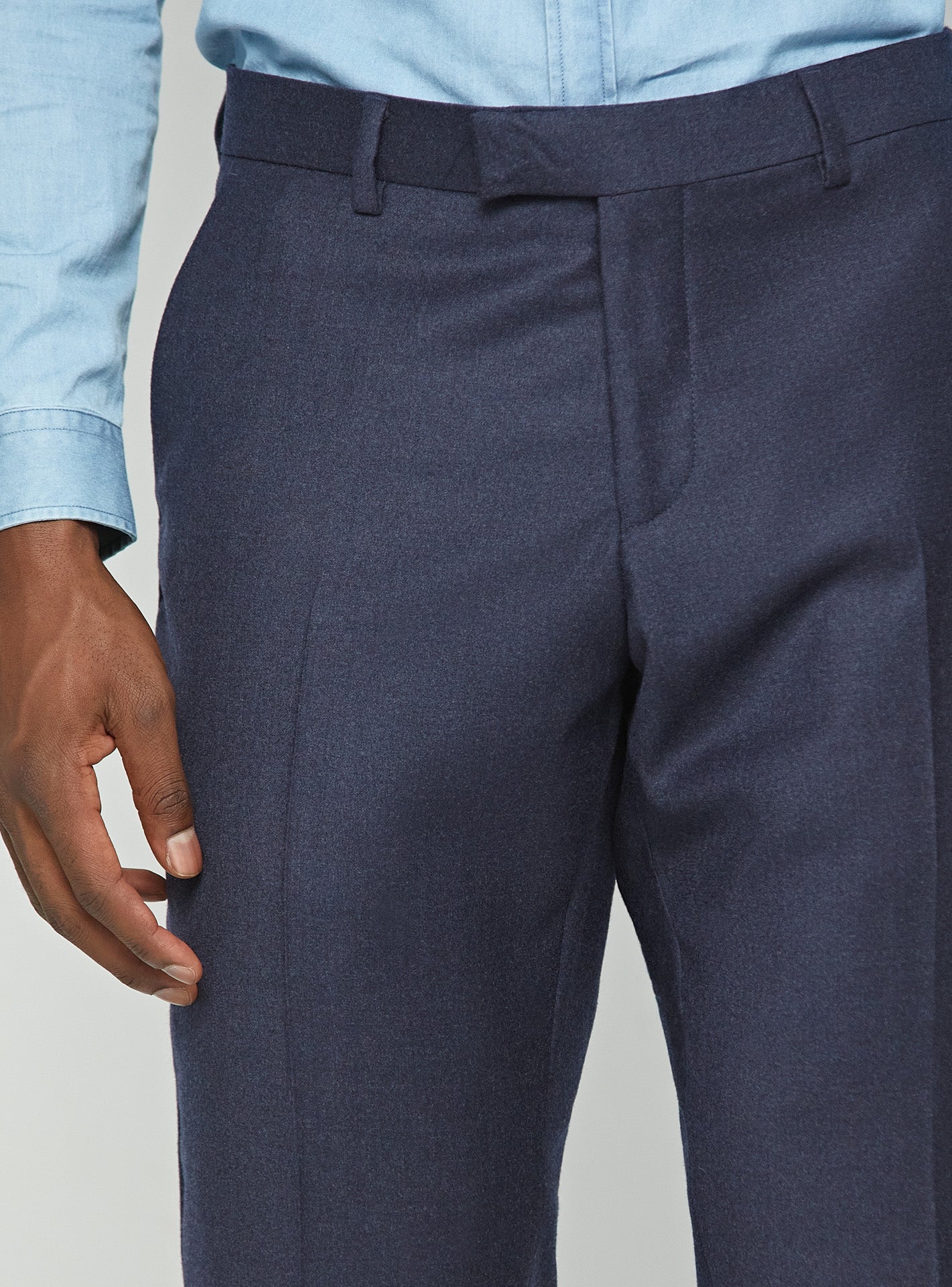 Navy suit trousers