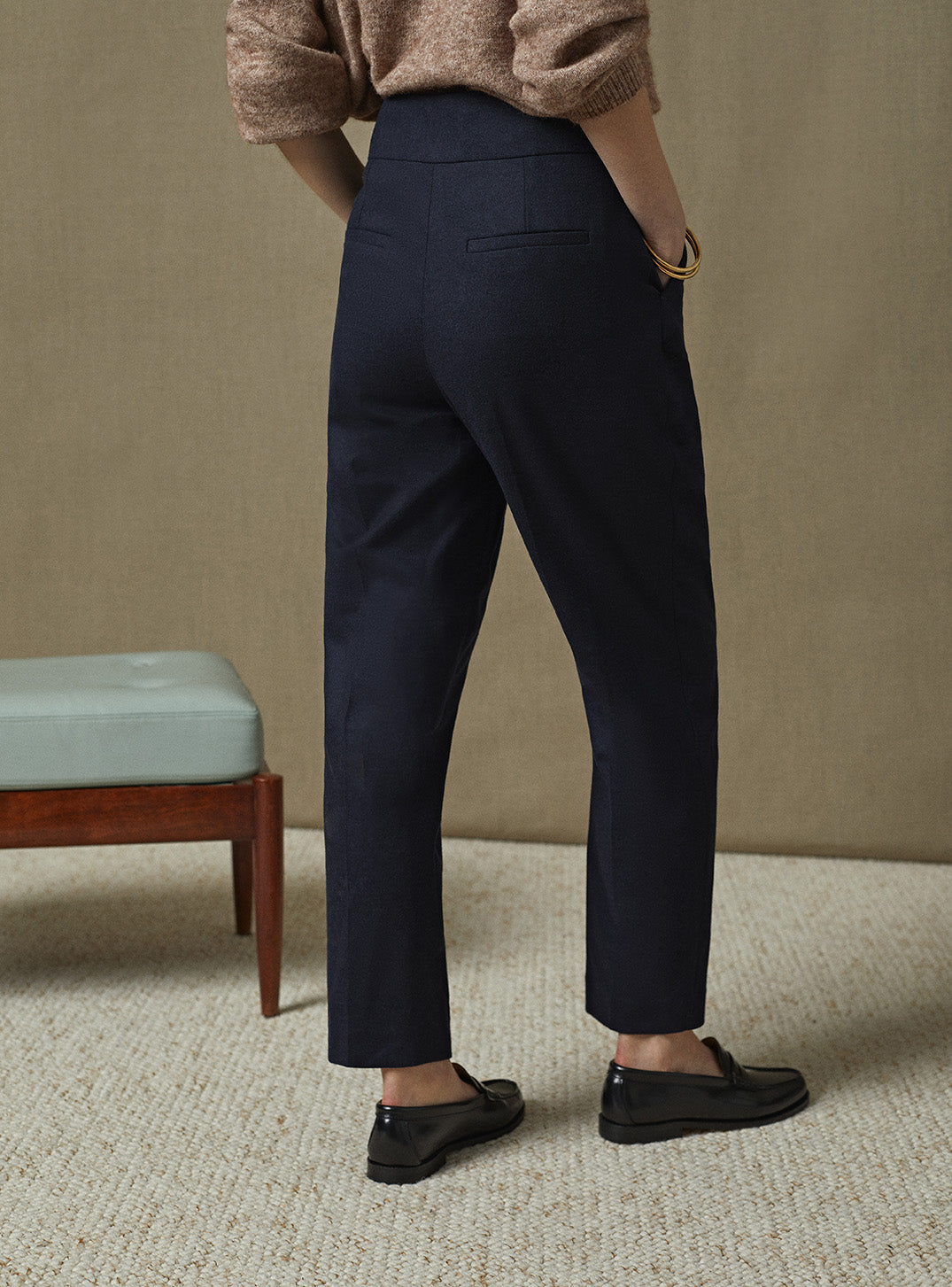 Pantalon Agathe Navy-3
