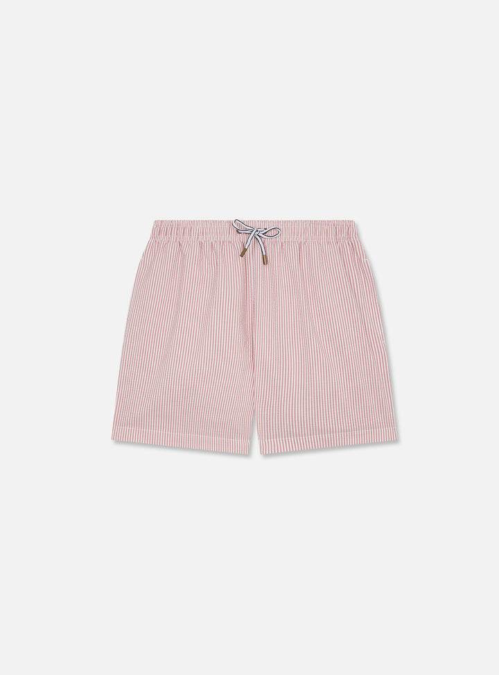 Maillot de Bain Nery Rayé Terracotta