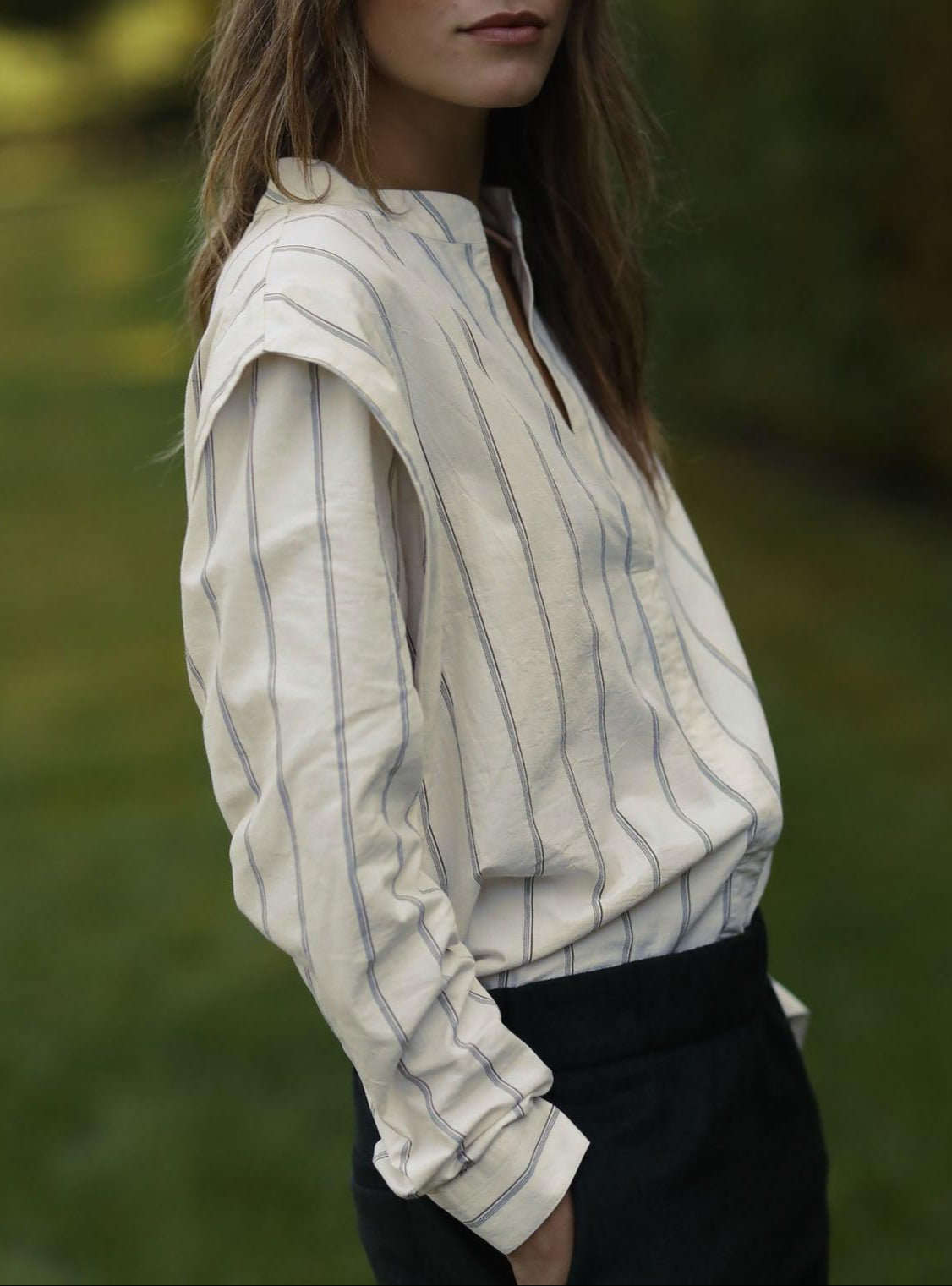 Chemise Cyrielle Ecru - Balibaris EU